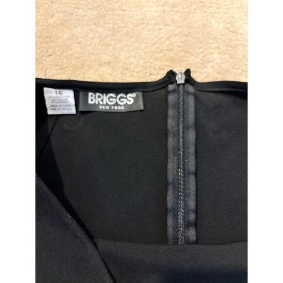 Briggs NY Black Skirt With Pleat Detail Size 16W - Picture 5 of 5